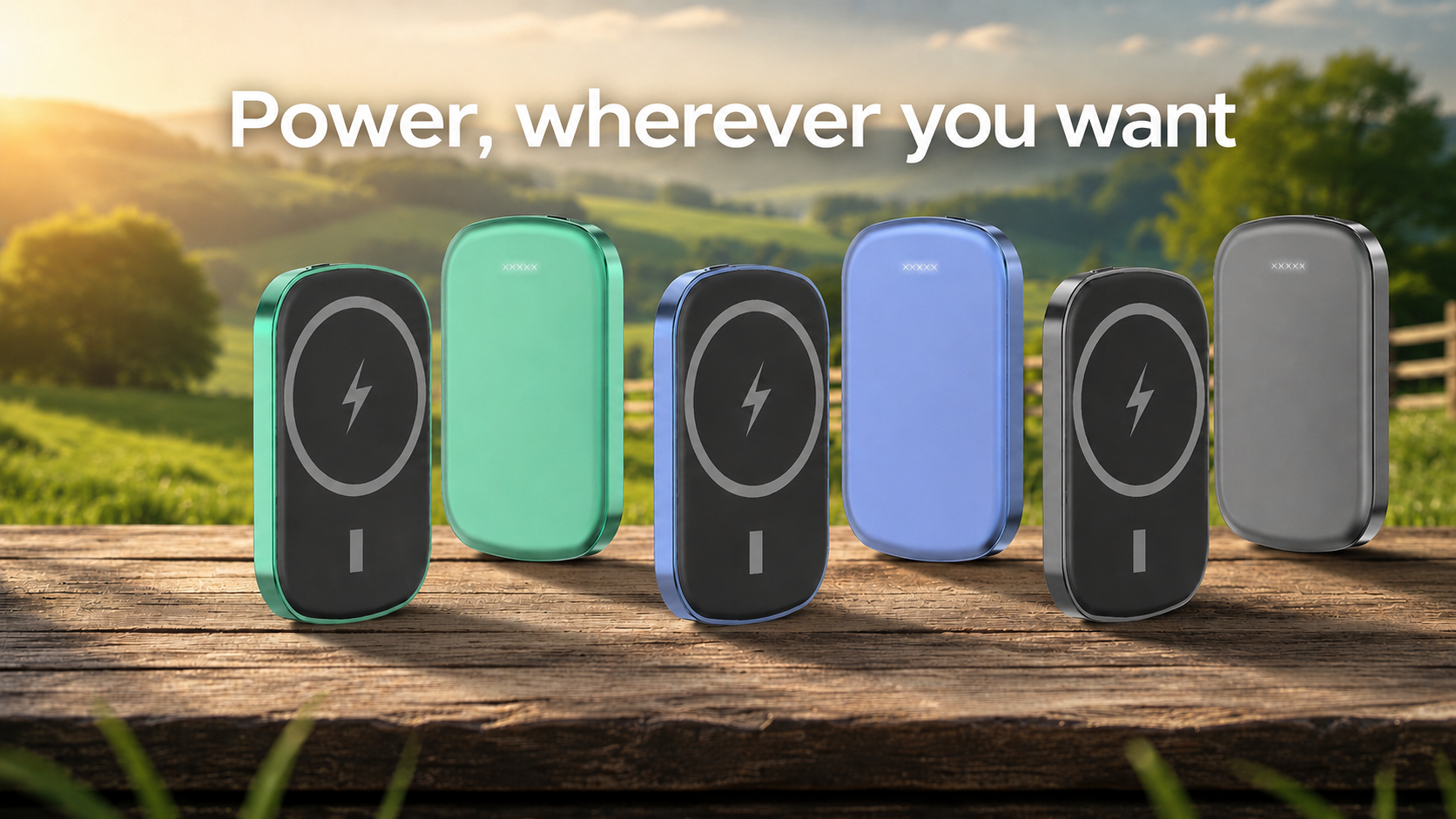 Magnetic Wireless Portable Charging Device